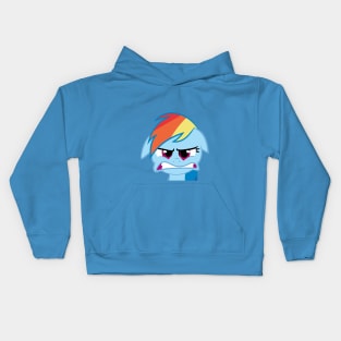 Angry Rainbow Dash Kids Hoodie